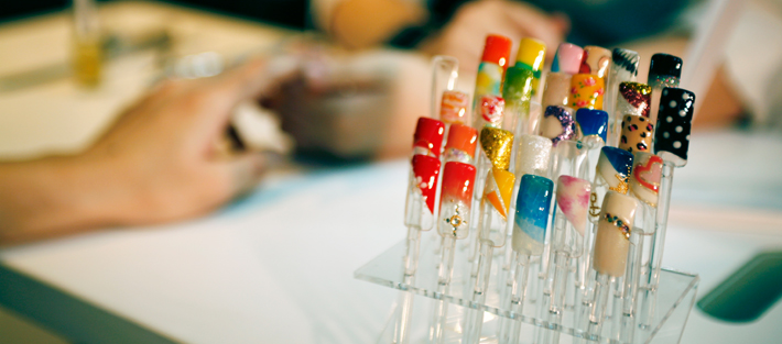 Hair Salon Greeze グリーゼ ネイルの様子